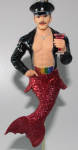 Cosmo was a great leather queen. He has the same rainbow belt as does Manhattan. Many people liken him to being a member of the famed Village People. I certainly was no exception in thinking this myself at first. His mermaid counterpart and Dom is Miss Cosmopolitan.