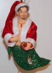 A limited edition of 5000 made of this great merman. He currently sells as of 2015 for as much as $250.00 on Ebay. I have seen auctions go for about as much. Anyone fortunate enough to own one knows how great he is to have in the mermen collection. Mine has a prominent place with my Christmas mermen top shelf, front and center in one of my glass curios. A class act! Beautiful job and a special rememberance to all people we lost to Aids. I remember it well as I lived in NYC when it all unfolded. When he came out in 2006 it was a no brainer to get him.