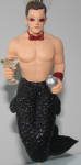 Mr. Martini reminds me of a bartender in any gay bar U.S.A. He has the magic touch and the shaker to boot! A Martooni from Martini anyone??? December Diamonds made a larger display of him which had him as one of the more popular mermen at the time. His female counterpart is the Marilyn Monroe look alike, Miss Martini.